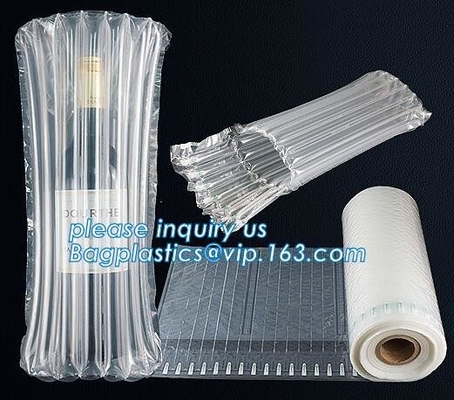 Safety Fill Plastic Inflatable Air Cushion Bubble Protection Packaging Bag, Strapping air inflatable cusioning film bag, voi