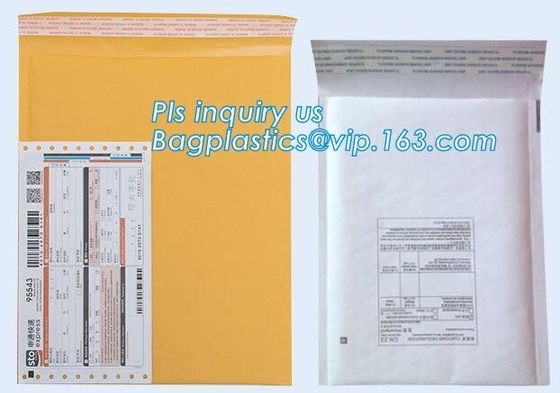 AWB List Biodegradable Padded Postage Bags Natural Kraft Bubble Mailers Padded Envelopes Shipping, Packaging Supplies