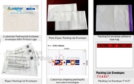Waterproof packing list envelopes with self adhesive A3 A4 B4 B5 A7 C5 C7size, packing list enclosed envelope a5, bageas