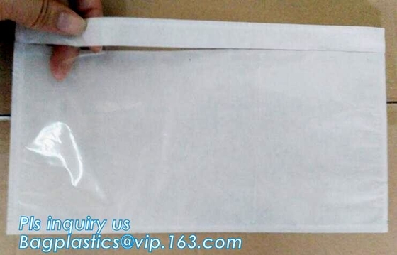 TNT DHL shipping packing list document envelopes, packing list padded envelope, tamper proof express use plastic packing