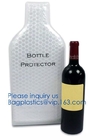 k bottom leakproof reusable wine bottle protector 3 pack bubble travel protective bag,USA Amazon WineSkin Protecto