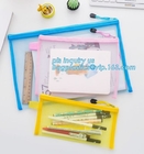 office stationery oxford cloth zipper file bag, A4 size document pockets file stationery file bag, Leather Stationery Fi