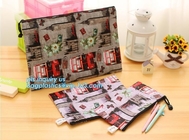 A4 Bag Fabric File Folder For Documents Stationery Document File Folder Bag, School Office Storage File Pouch Holder Zip