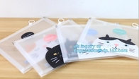 Kids Stationery Clear Pvc slider Bag For Pencil/Rules/Stockings/Socks, pvc vinyl zipper bag/vinyl slider bag