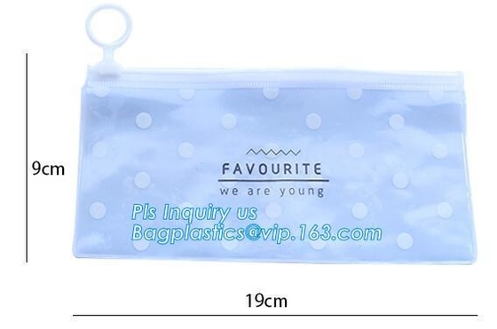 slider bag for underwear packaging slider zipper vinyl bag for clothing, vinyl pvc eva clear plastic slider zipper garme