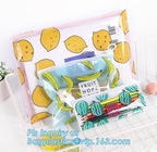 slider zipper cosmetic makeup bag and pouch, Vinyl Pouch Bags With Zip,Plastic Zip Resealable Pouch, plastic stationery
