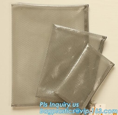 Expandable carriable a4 document bag with hanger, PVC EVA mesh pouch a4 b4 size file cover, File Folder Baqg PVC Mesh Po