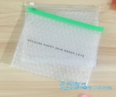 Bubble k Bag, Low Price Poly Slider Bubble Bag, Reclosed Black Foil Bubble Zipper Bag, customized Slider bubble ba