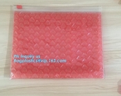 Pink Slider Zip Lock Bubble Bag, High Quality Pink Bubble Hash Bag, Reused Pink Bubble Bag With Red Slider Bags