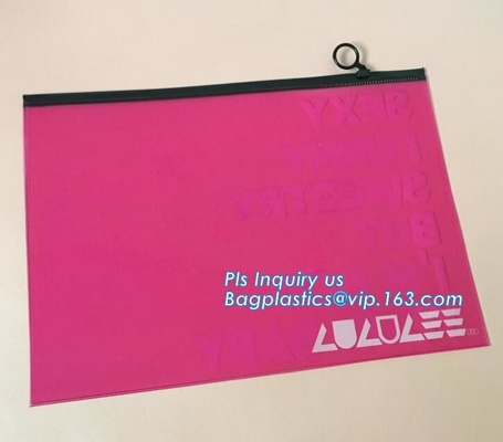 underwear bra packaging slider k bags, customized slider zipper bag, top slider zipper bag zipper silver foil garm