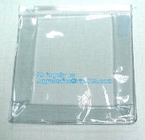 reusable promotional Plastic LDPE slider zipper bags, metallized film bottom loaded slider zipper packaging gloss finish