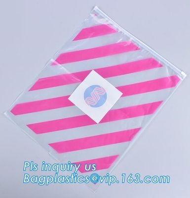 slider bag for underwear packaging slider zipper vinyl bag for clothing, zipper closure pvc slider bag clear size A4 off