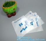 reclosable packaging slider zipper bags, Side gusset handle slider zipper, slider zipper frosted PVC document bag, zip