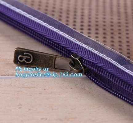 slider zipper packing storage clothing pvc bikini bag, Promotional popular plastic reusable slider zipper bags, zip,