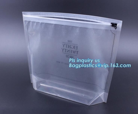 Smell Proof Zipper TPU Coaed Weldable To TPU PVC Waterproof Airtight Zipper For Smellproof Bag Odorless Storage Pouch