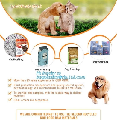 pet food packaging Standing Up bags Pet Dog Food packaging food packaging pet food packaging, slider zipper bags