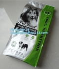 Slider Zipper Large Plastic Animal Pet Food Packaging Bag With Print, side gusset slider 15 kg pet food bag with slider