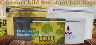 Child-resistant Packaging, Kraft Paper Child Resistant Bag, Opaque Plastic Lockable Medication Bag , Stand Up k Ba