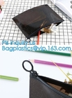 hook hanger zip lock plastic sock packaging bag, Slider Nylon Foldable Luxury Clothing Zip Lock Sealed Vacuum Compressio