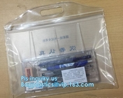 Cosmetic K Clear Bubble Bags/Hot Sale Slider Zipper Bag, Slider Hook Hanging Zipper Bag, Slider Zipper PVC Pencil