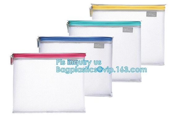 Nylon Mesh Makeup Bag Ladies Cosmetic Bag, nylon mesh fabric/mesh cosmetic bag, Promotional Mesh Cosmetic Bag