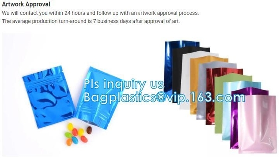 Exit bags, Medical Incese Packaging Zipper Pouches, mylar packaging, medicine kraft pouch herbal Tobacco Leaf pinch zipp