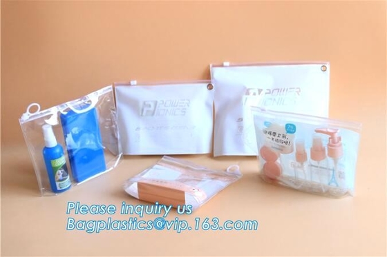 Slider k Mobile Phone Clear Vinyl PVC Bag, matte frosted PVC slider zipper bag plastic bag with zipper, resealable