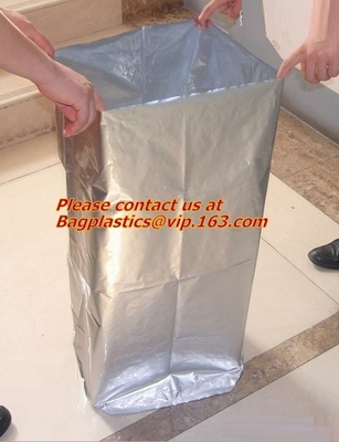 custom smell proof k aluminium foil bag,k aluminum foil bag,silver zip lock al