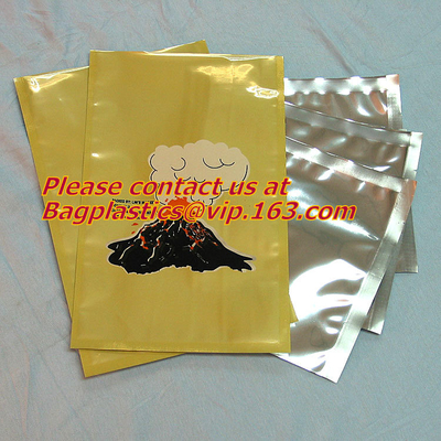 zipper silver plastic foil bag, Aluminum Foil packaging Bag, Aluminum Foil bag, Aluminum