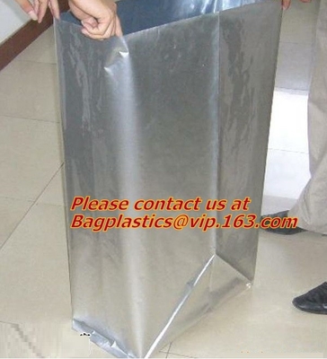 zipper silver plastic foil bag, Aluminum Foil packaging Bag, Aluminum Foil bag, Aluminum