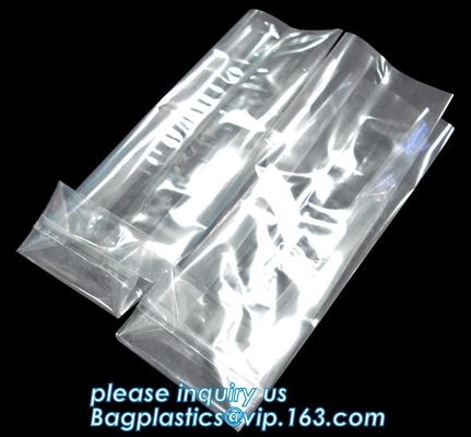 Cellophane Block Base Standing Bags Square Bottom PP food packaging,biodegradable custom printing self adhesive opp pp b