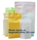 High Barrier Custom Printed Foil Coffee Packaging Bags Square Bottom Zipper Pouch,Food Packaging Bags Windows