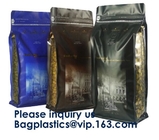 Box Bottom Bags Stand up Pouch Side Gusset bag Flat Bags Twist Film,RICE PACKAGING BAGS, chocolate packaging pouch bag