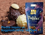 Choco, Chocolate pouch, Custom Printed 1/8oz 1/4oz 1/2oz 1oz 3.5 Gram k CBD Gummies Packaging Mylar Pouch Bag