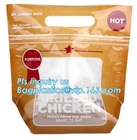 Plastic k bag for chicken packing/microwaveable chicken bags/anti-fog plastic, Roast chicken package bag