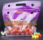 Fruits packaging bag/Grapes plastic bag with k, Air Holes Zip Handle Plastic Bags, bag with vent holes for Grape a
