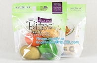 eco-friendly slider k fruit bag with air holes for grape packaging bag, slider k storage frozen bag with OEM