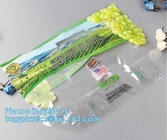 Slider Zipper Locking Bags, 3 Mil Slider Lock Plastic Bags, slider zipper lock bag grape bag for fruit and vegetable pac