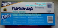 Zipper Plastic Slider Zip Lock Storage bag, food grade PP PE k bag / clear plastic food bag / zip lock bag for foo