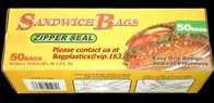 Zipper Plastic Slider Zip Lock Storage bag, food grade PP PE k bag / clear plastic food bag / zip lock bag for foo