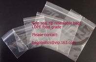 PE LDPE fish food double zip lock plastic packaging bag, eco friendly zip lock pouch bag,k bags custom, FDA LDPE M