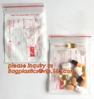 Medical Zipper Bag/LDPE Medical zipper bag/Medicine zipper Bag, writable medical k pills capsule packaging bag zip