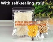 Stand Up Zipper Pouch Transparent Packaging k Bag Zip Lock Plastic Mylar Bag, FDA EU Food Grade Powder Packaging