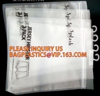 Hanging Hole Resealable apperal Packaging Bags For Clothes, Zipper Plastic Bags For Clothes, Hanger Hook