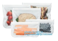 Seal Reusable PEVA Storage Bags ideal For Food Snacks, Lunch Sandwiches, Makeup, ReZip Seal Reusable Storage Bag PEVA fo