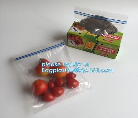 Manufacturer Wholesale Best Price slider  frozen food packaging bag, BPA free FDA LFGB Approved food grade 
