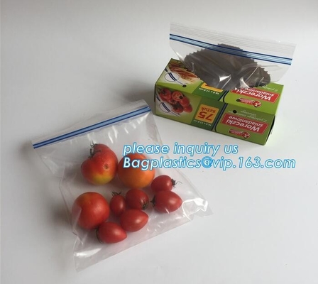Manufacturer Wholesale Best Price slider  frozen food packaging bag, BPA free FDA LFGB Approved food grade 