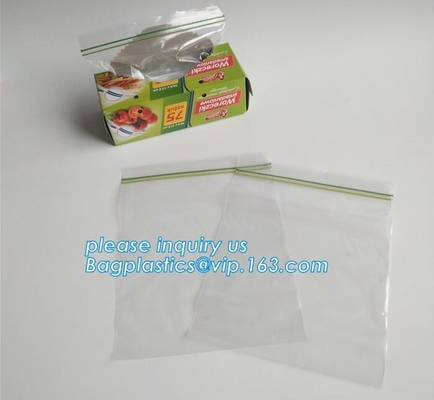 Printed food custom pe  bag with logo, zipper/zip/k/ bags houseware/medicine/food/clothes bags 2016 wh
