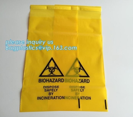 BioHazard Zip Lock Medical Specimen Bags, LDPE Biohazard Specimen k Bag For Laboratory, Lab Bags /Specimen Bags/zi