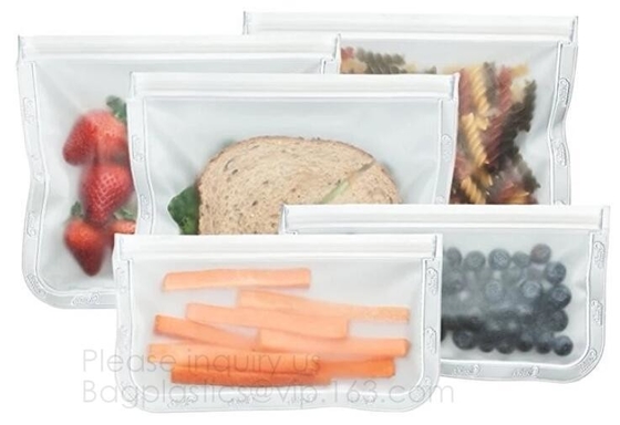 PLA compostable plastic fresh vegetables packaging bag,Custom Logo k Reusable Silicone Fresh Sandwich Cooking Bag